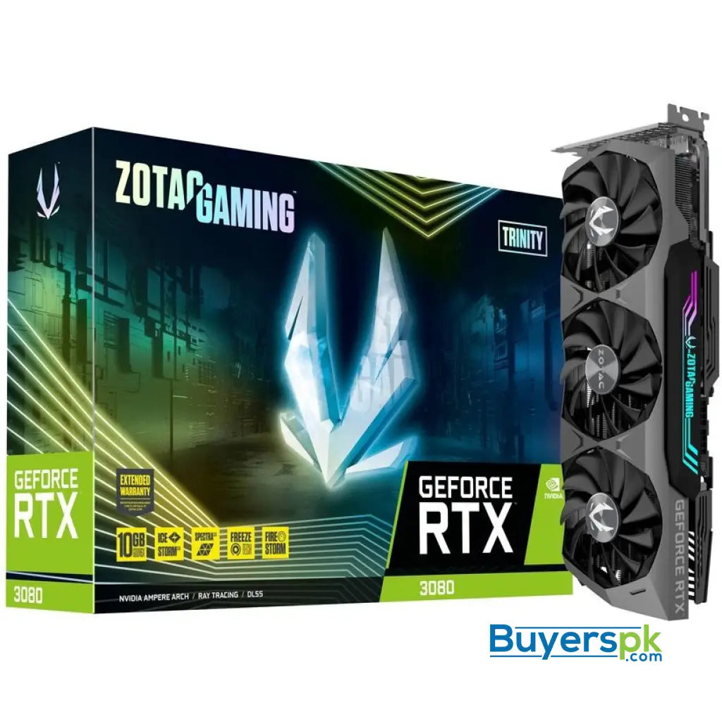 Zotac Gaming Geforce Rtx 3080 Trinity Lhr 10gb Graphics Card Zt-a30800d-10plhr - Graphic Price in Pakistan Zotac Gaming Geforce Rtx 3080 Trinity Lhr 10gb Graphics Card Zt-a30800d-10plhr - Graphic Price in Pakistan